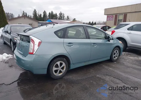 2012 Toyota Prius from USA, damaged, VIN JTDKN3DU4C5399589
